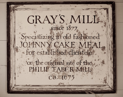 Gray's Grist Mill Vintage Sign